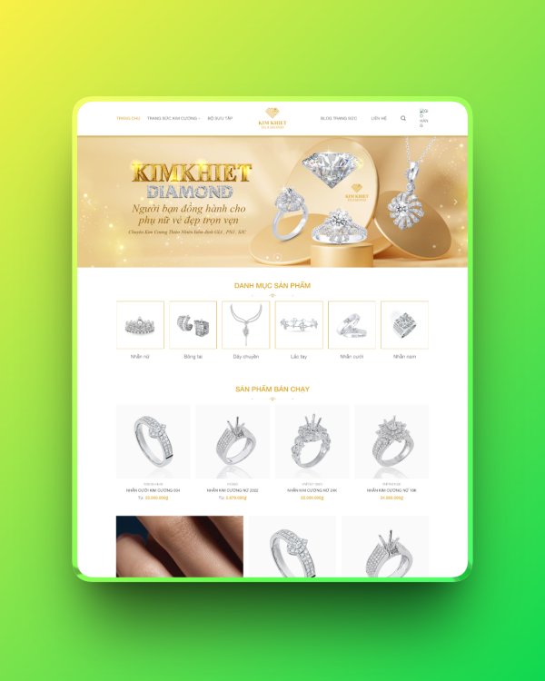 Theme wordpress bán trang sức đẹp Theme wordpress bán trang sức đẹp