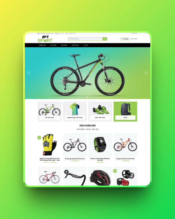 Theme wordpress bán đồ thể thao Theme wordpress bán đồ thể thao