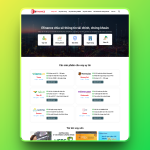 Theme wordpress dịch vụ tài chính 01