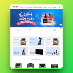 Theme wordpress bán nồi chiên không dầu