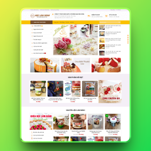 Theme wordpress tiệm bánh ngọt