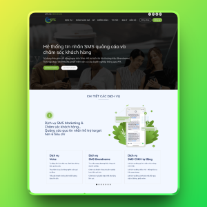Theme wordpress dịch vụ nhắn tin SMS