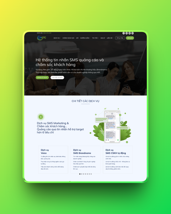 Theme wordpress dịch vụ nhắn tin SMS Theme wordpress dịch vụ nhắn tin SMS