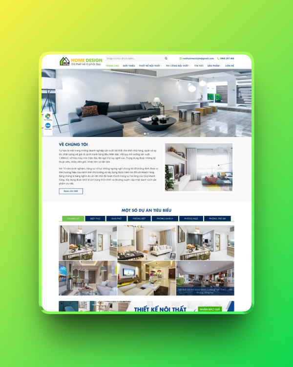 Theme wordpress nội thất 18 Theme wordpress nội thất 18