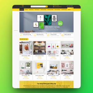 Theme wordpress bán tranh treo tường