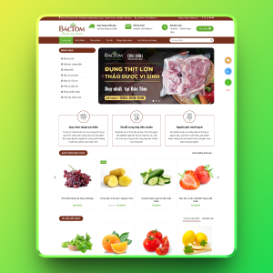 Theme wordpress bán rau củ quả