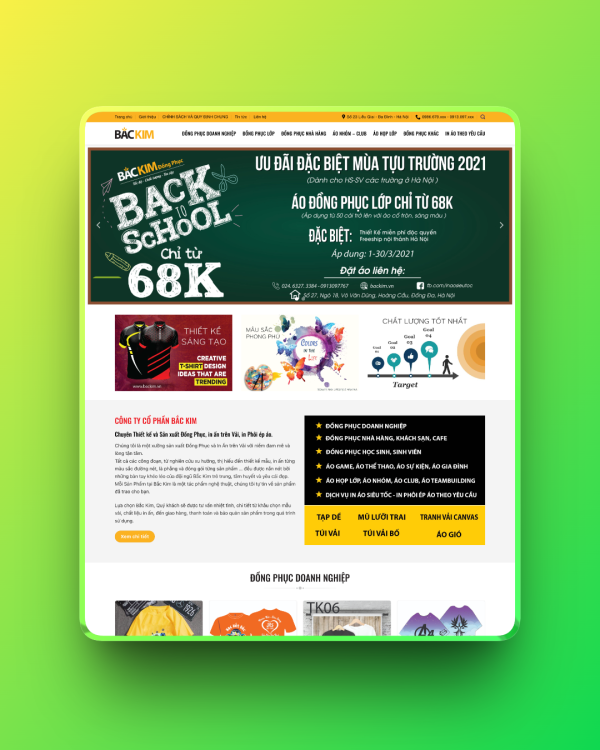 Theme wordpress đồng phục 01 Theme wordpress đồng phục 01