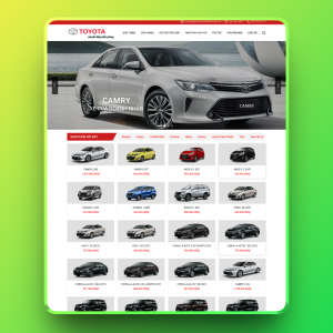Theme wordpress bán ô tô toyota