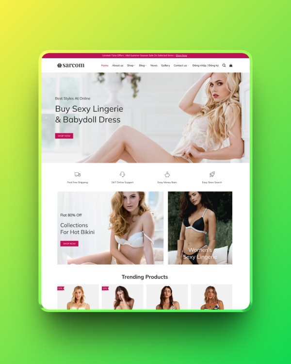 Theme wordpress thời trang 19 Theme wordpress thời trang 19