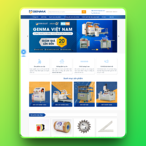 Theme wordpress bán máy cắt