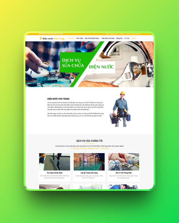 Theme wordpress dịch vụ sửa chữa điện nước Theme wordpress dịch vụ sửa chữa điện nước