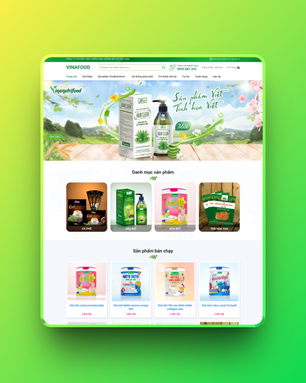 Theme wordpress thực phẩm chức năng 09 Theme wordpress thực phẩm chức năng 09