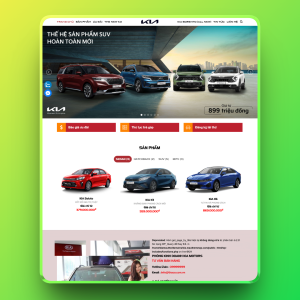 Theme WordPress hảng xe kia