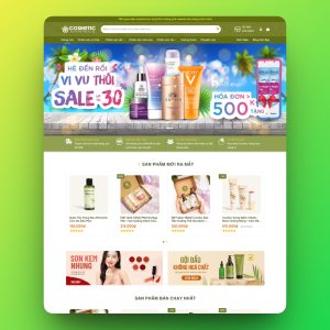 Theme wordpress mỹ phẩm 18