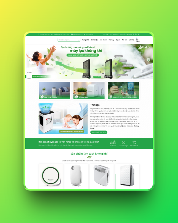 Theme wordpress máy lọc khí 01 Theme wordpress máy lọc khí 01