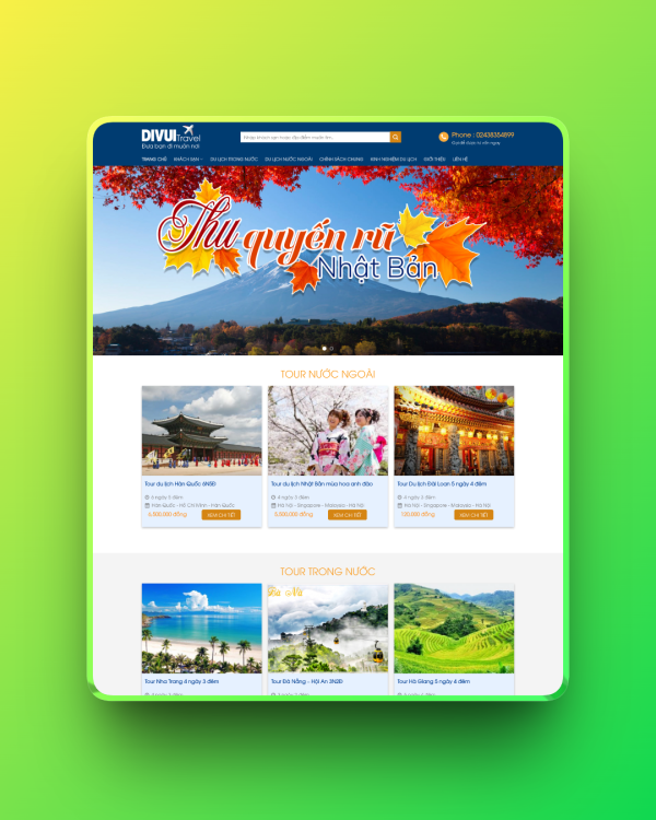 Theme wordpress du lịch 03 Theme wordpress du lịch 03
