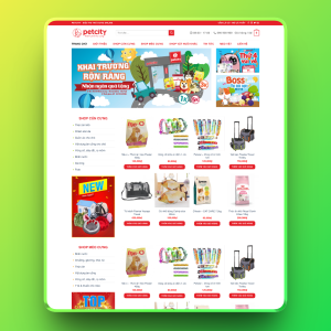 Theme wordpress thực phẩm thú cưng