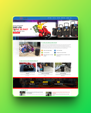 Theme wordpress dịch vụ cho thuê loa kẹo kéo Theme wordpress dịch vụ cho thuê loa