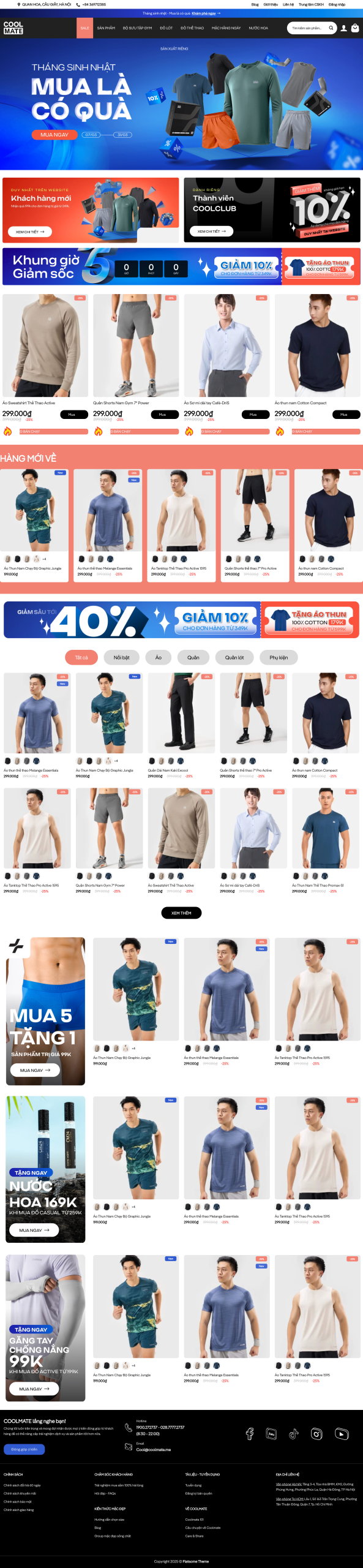 Theme wordpress bán quần áo