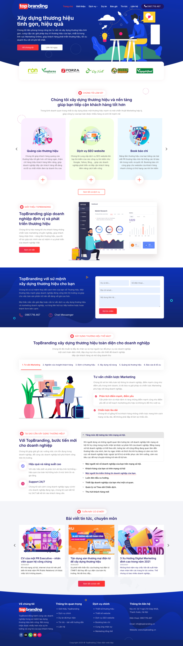 Theme wordpress dịch vụ quảng cáo – marketing 