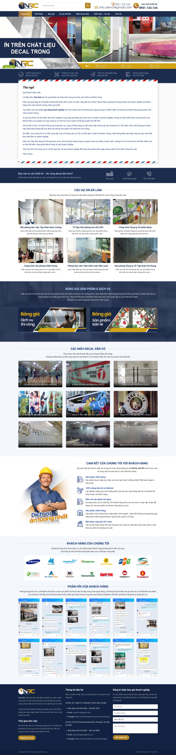 Theme wordpress bán decal 