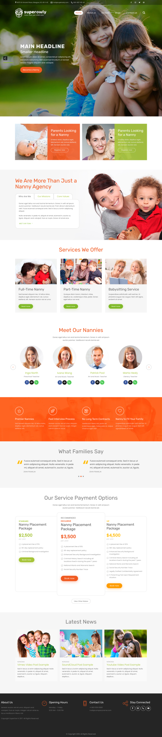 Theme WordPress trường học 12 