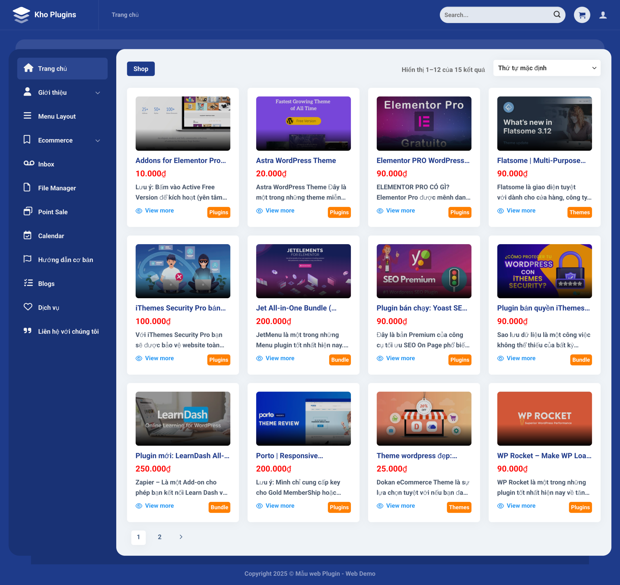 Theme wordpress bán plugin, theme 