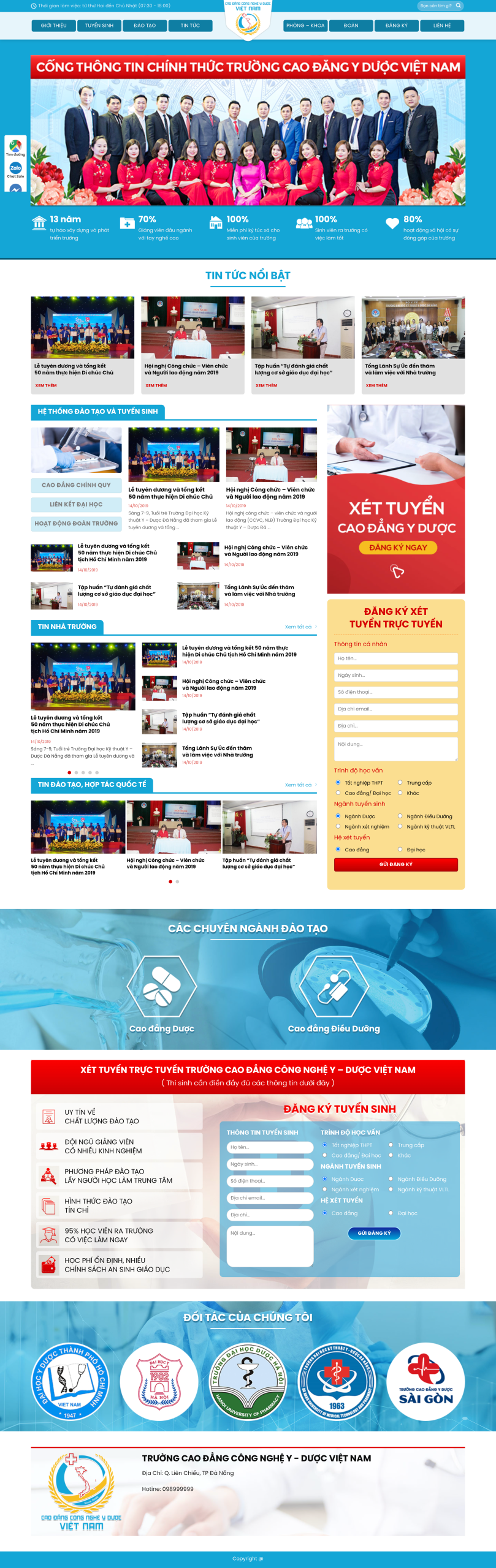 Theme wordpress trường học 01 