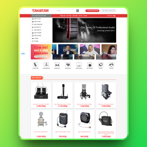 Theme wordpress bàn thiết bị âm thanh