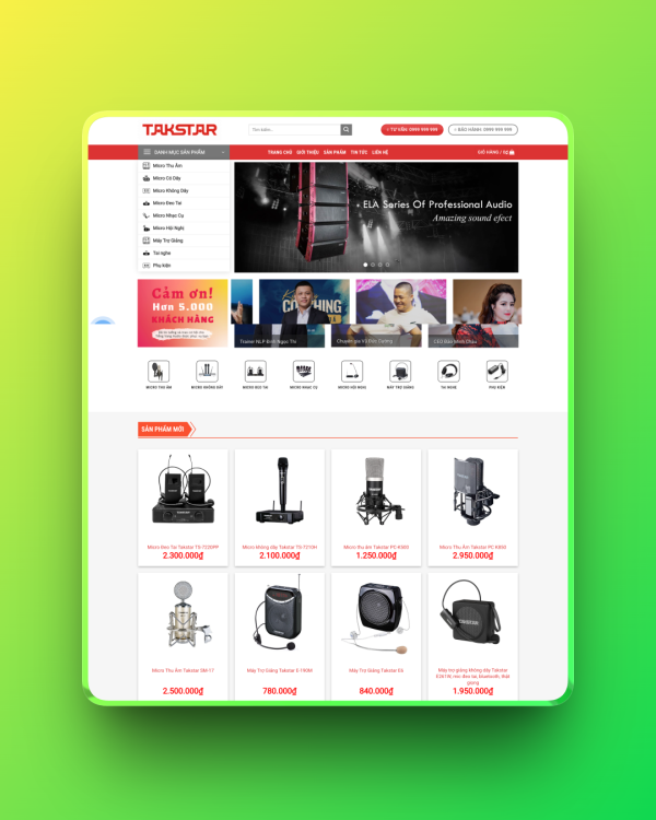 Theme wordpress bàn thiết bị âm thanh Theme wordpress bàn thiết bị âm thanh