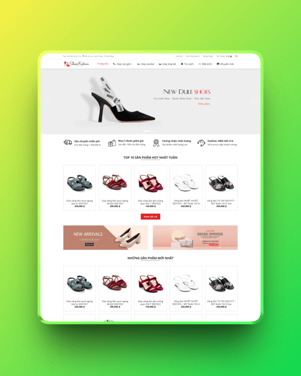 Theme wordpress shop giày nữ Theme wordpress shop giày nữ