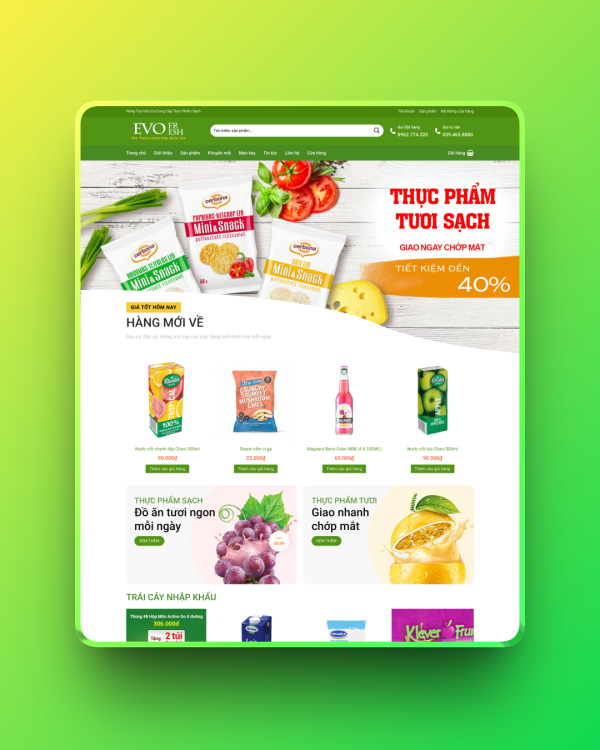 Theme wordpress thực phẩm trái cây sạch Theme wordpress thực phẩm trái cây sạch