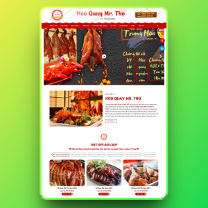 Theme wordpress bán heo quay