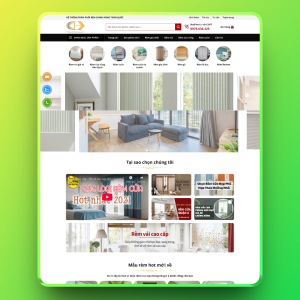 Theme wordpress shop bán mành rèm đẹp