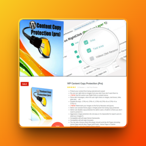 WP Content Copy Protection