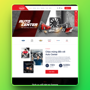 Theme wordpress gara ,phụ kiện ô tô