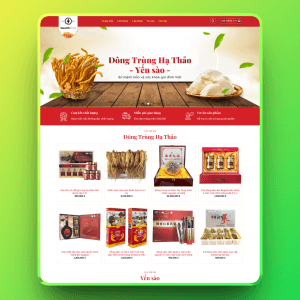 Theme wordpress bán yến sào 1