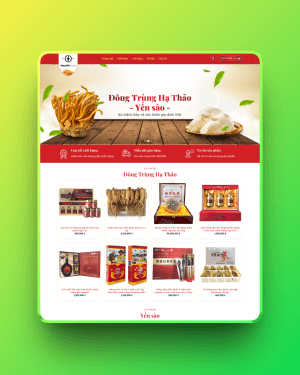 Theme wordpress bán yến sào 1 Theme wordpress bán yến sào 1