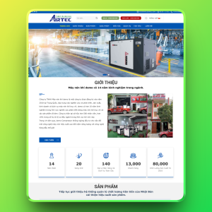 Theme wordpress bán máy nén khí