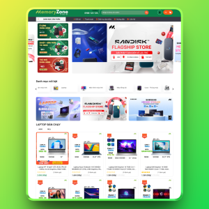 Theme wordpress bán máy tính 12 giống Memory Zone
