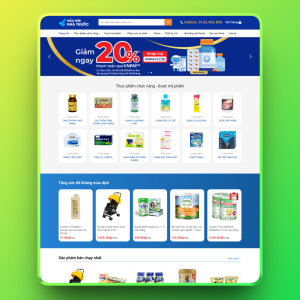Theme wordpress nhà thuốc 1