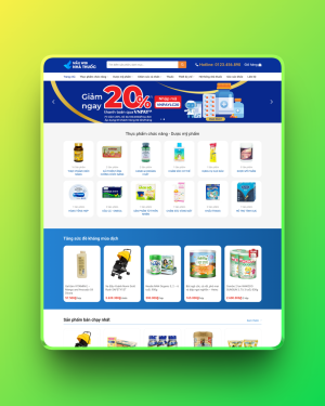 Theme wordpress nhà thuốc 1 Theme wordpress nhà thuốc 1