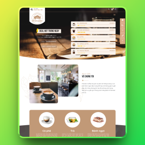 Theme wordpress quán cafe trà sữa