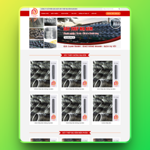 Theme wordpress công ty sắt thép