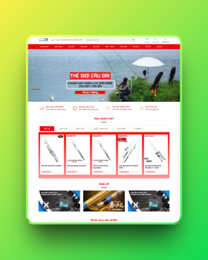 Theme wordpress shop bán dụng cụ câu cá Theme wordpress shop bán dụng cụ câu cá