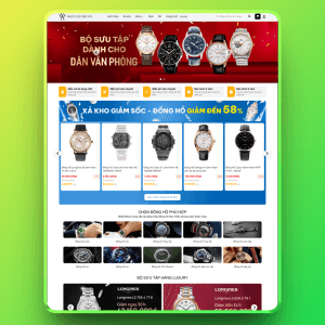 Theme wordoress bán đồng hồ 4