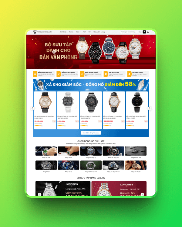 Theme wordoress bán đồng hồ 4 Theme wordoress bán đồng hồ 4