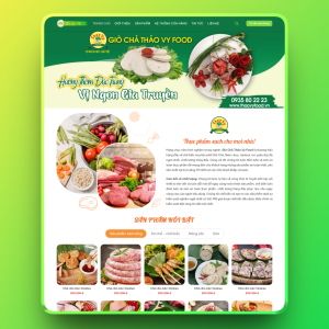 Theme wordpress shop bán đặc sản chả nem