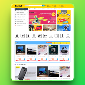 Theme wordpress cửa hàng điện thoại baseus