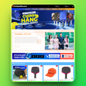 Theme wordpress shop bán dụng cụ thể thao pickleball